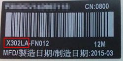 asus laptop model